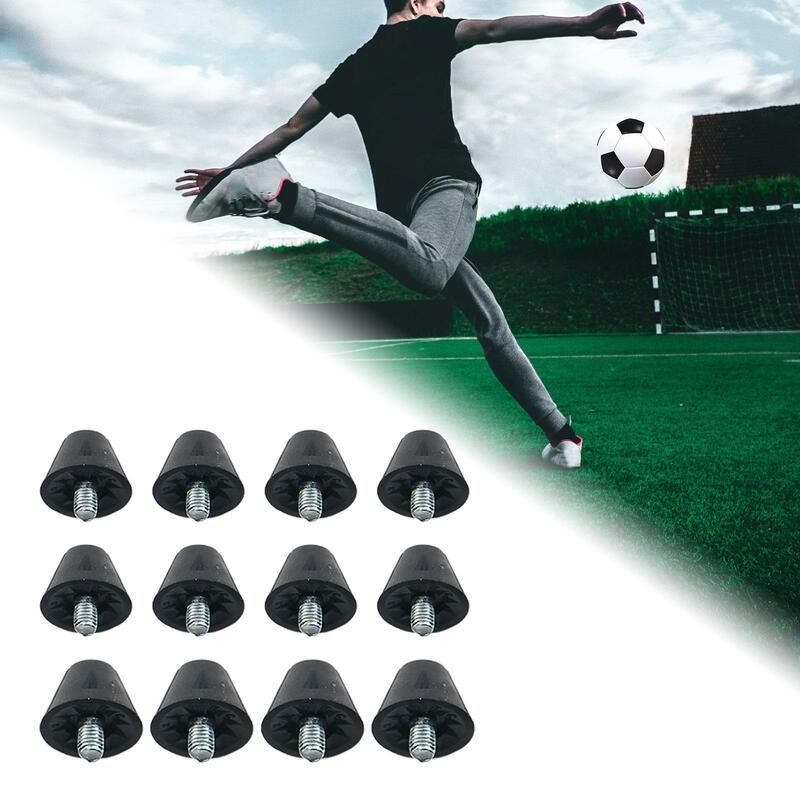 مسامير كرة القدم مع المسمار موضوع ، مرابط كرة القدم لمسابقات التدريب ، اكسسوارات أحذية المسار مريحة ، 5 مللي متر ضياء ، 12x