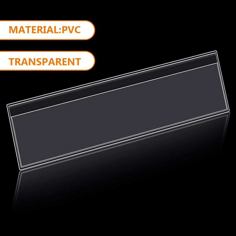 ملصق شفاف ذاتي اللصق مقاوم للماء ، تخزين رف الرف ، تصنيف ملصق PVC