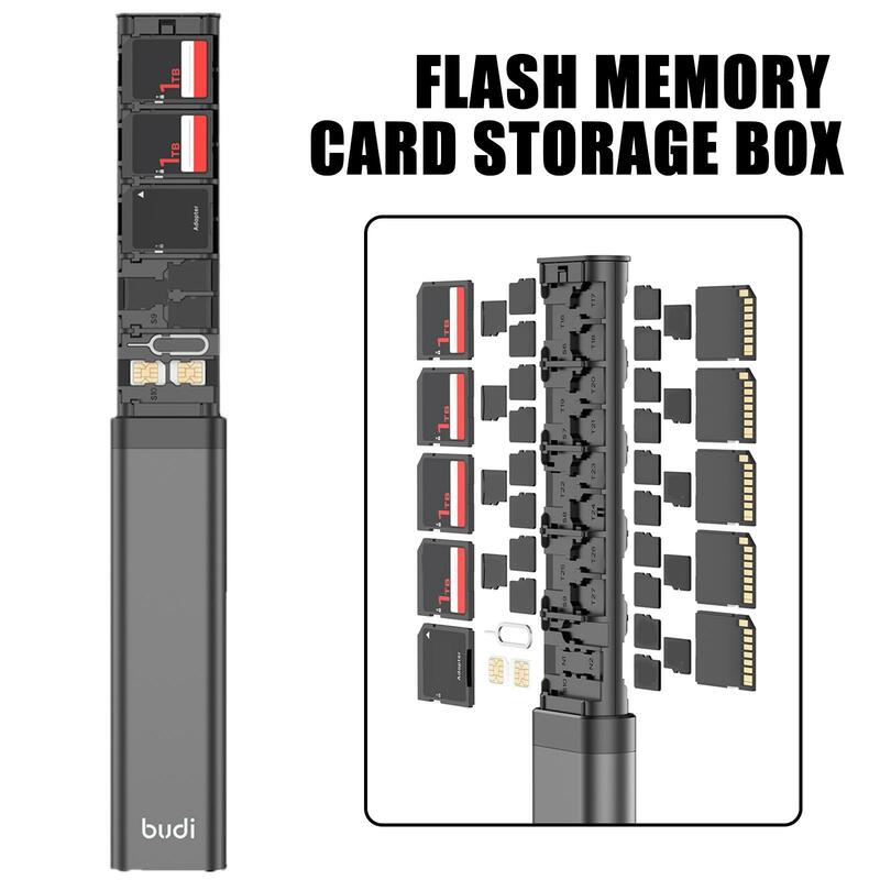 صندوق تخزين بطاقة ذاكرة مقاوم للصدمات ، علبة متعددة الوظائف ، حامل واقي ، مايكرو إس دي ، إس دي ، إس دي ، إس دي ، إس دي سي ، إس إتش سي ، تي في ، بطاقة SIM