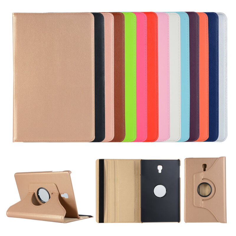 360 Rotating Leather Stand Case for Samsung Galaxy Tab A 10.5 2018 SM-T590 SM-T595 T590 T595 Tablet Cover Funda #S