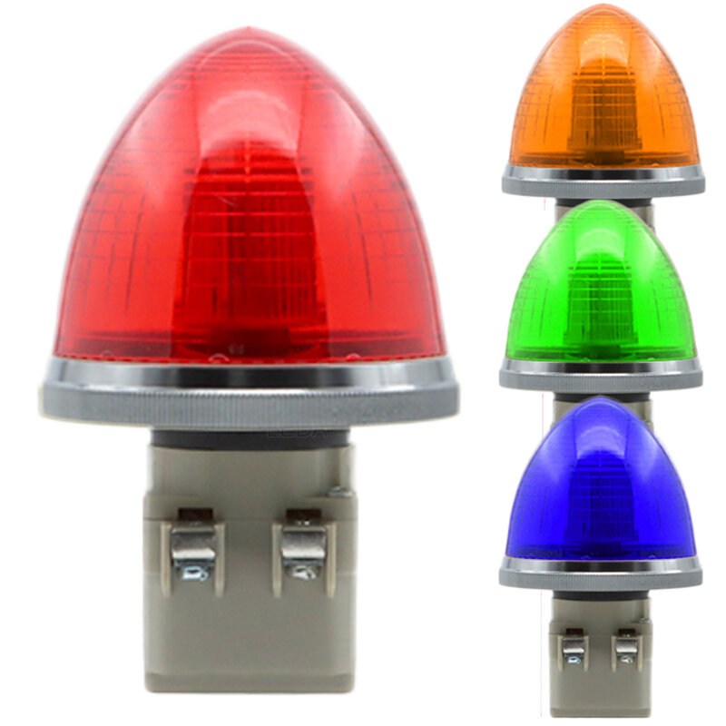 1 قطعة دون الصوت الفضة القرص N-TX أضواء تحذير صغيرة LED تشانغ ليانغ إنذار مصباح دائما مشرق أحمر أصفر أخضر أزرق