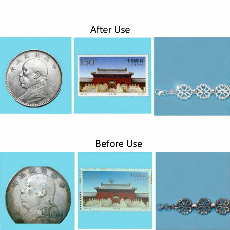 إكسسوارات المجوهرات 10x مجوهرات عملية شرائط تبويب ورقية مضادة للتشويه طريقة اقتصادية لحليات الفضيات لحماية 4XBF