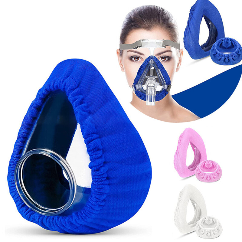 CPAP قناع بطانات قابلة لإعادة الاستخدام النسيج الراحة يغطي تقليل تسرب الهواء تهيج الجلد قناع الأنف وسادة التنفس الصناعي الملحقات