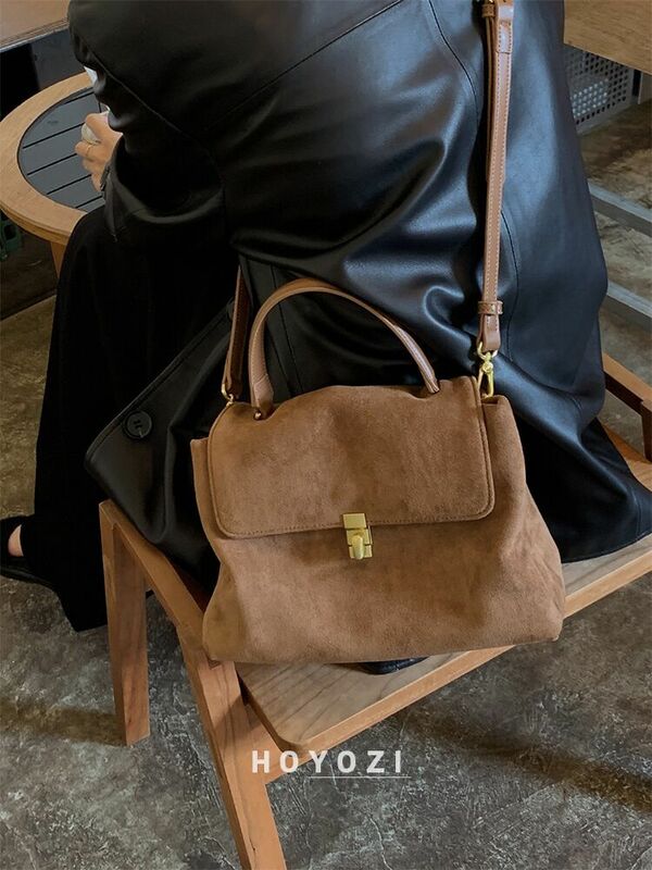 جيني & ديف الملمس سعة كبيرة الركاب حقيبة يد الفرنسية موضة أنيقة بسيطة لينة جلدية حمل حقيبة الكتف رسول حقيبة