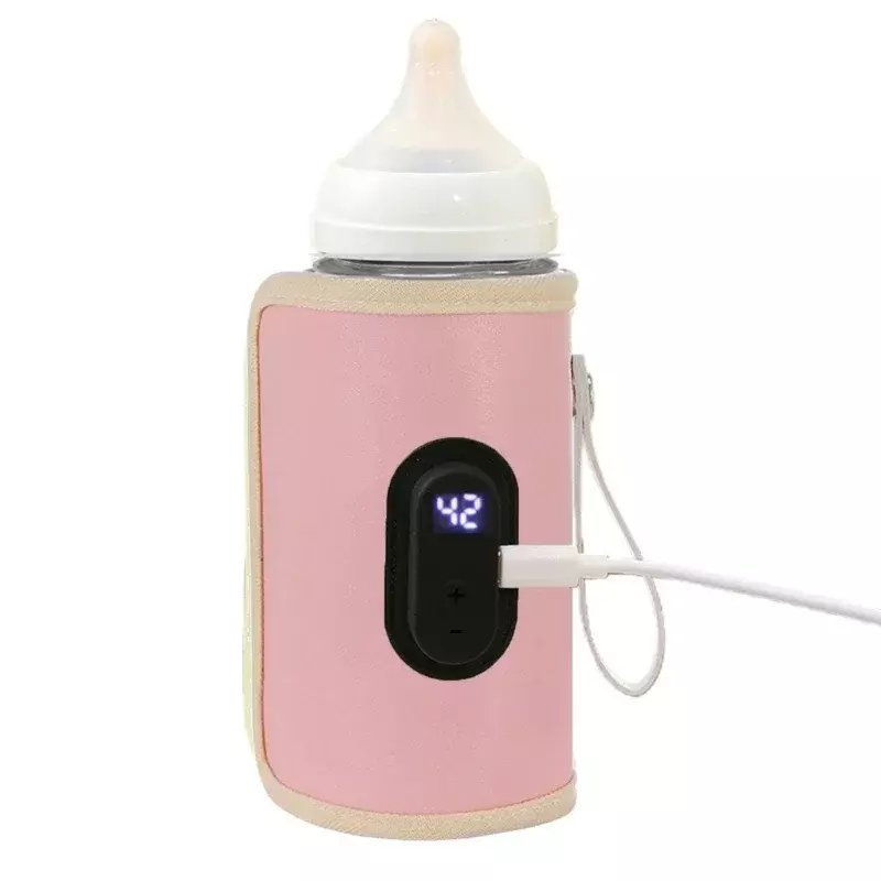 سخان زجاجة إرضاع الأطفال ، جهاز تدفئة الحليب المحمول USB للسيارة ، اكسسوارات السفر في الهواء الطلق