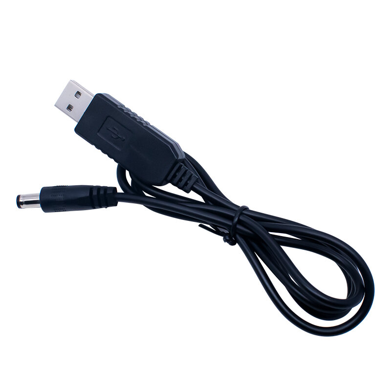 USB قوة تعزيز خط تيار مستمر 5 فولت إلى تيار مستمر 5 فولت 9 فولت 12 فولت خطوة حتى وحدة USB محول محول كابل 2.1x5.5 مللي متر ذكر موصل محول
