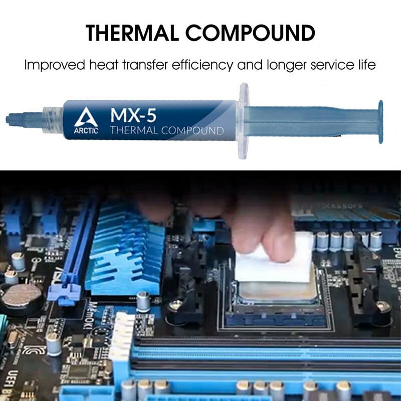 4g/8g كفاءة المعالج وحدة المعالجة المركزية الحرارية مجمع معجون حراري سهل الاستخدام مقاومة حرارية منخفضة