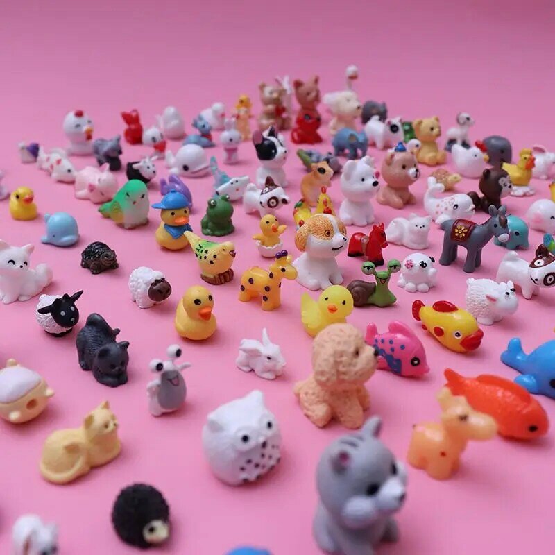 الحيوانات المصغرة لعبة المواد من الاستخدام اليومي عمل مفاجأة ، شخصيات اللعب ، الحلوى وهمية ، تخمين حقيبة أعمى ، هدايا الأطفال ، 5 قطعة لكل مجموعة