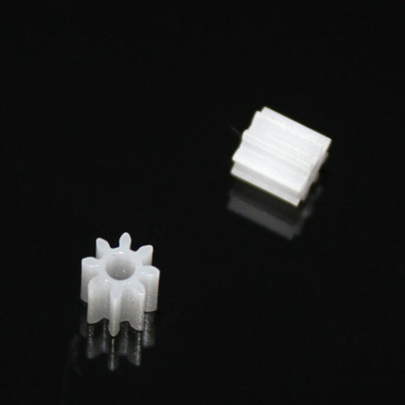 8 الأسنان 0.5 متر ترس ترس 82A لعبة حلزونية قطع غيار نموذج لتقوم بها بنفسك تروس بلاستيكية ثقب 2 مللي متر لملحقات اللعب