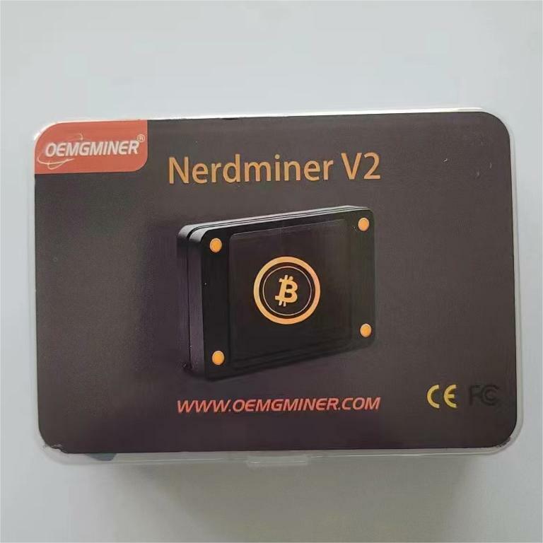 يانصيب منفرد BTC ، Nerdminer V2 Pro Firmware 1.6.3 ، شاشة LCD ، 78 ، S