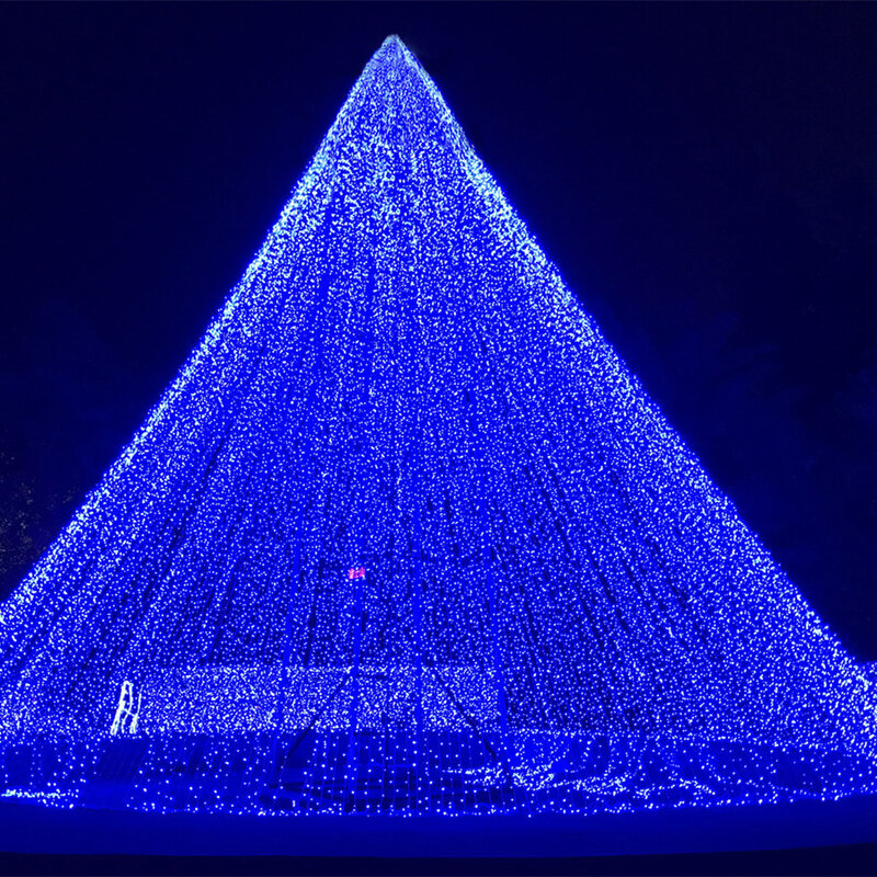أضواء حديقة جنية LED مقاومة للماء ، إكليل خارجي ، أضواء سلسلة عيد الميلاد ، حفل زفاف ، ديكور العام الجديد ، مقبس الاتحاد الأوروبي ، 10m-im
