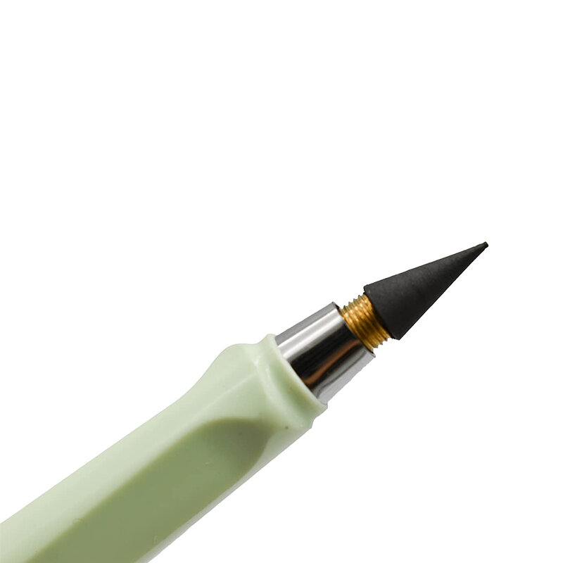 10 قطعة قابلة للاستبدال الأبدي قلم رصاص بنك الاستثمار القومي طرف رئيس لكتابة غير محدود القلم الأبدي لا قلم حبر