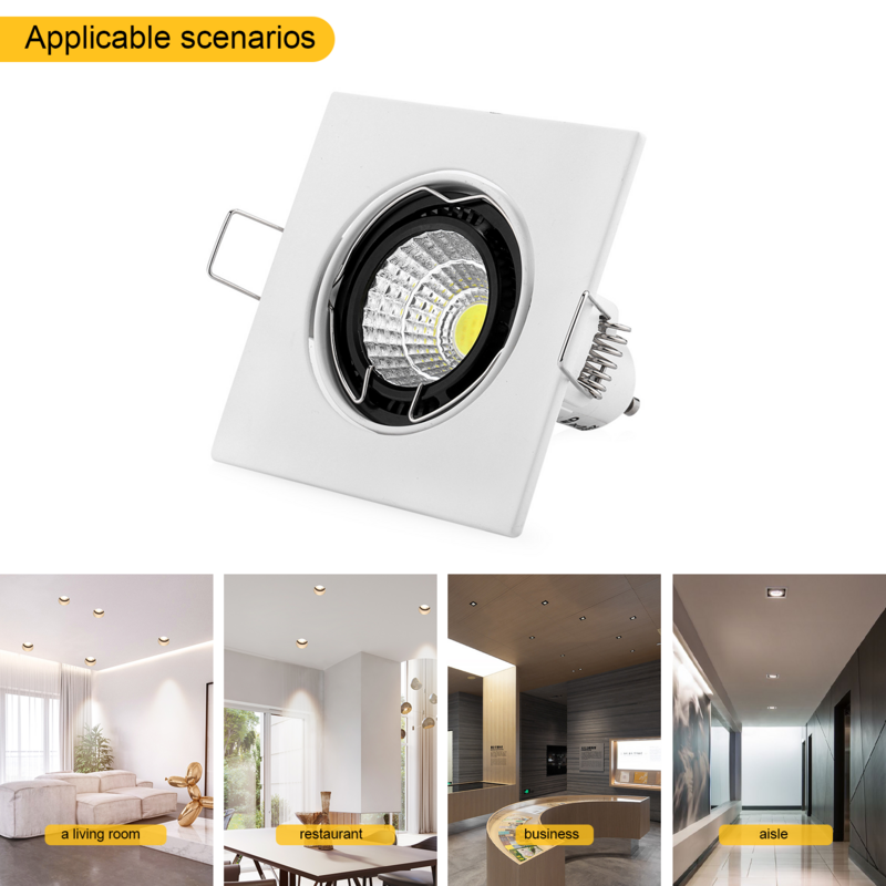 ساحة LED تركيب أضواء الإطار تركيب تركيبات الإطار بقعة دعامة إضاءة MR16 GU10 لمبة تركيبات الإسكان ل إضاءة داخلية