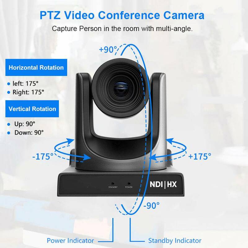 NDI PTZ كاميرا Ai تتبع مؤتمر كاميرا Ptz فيديو SDI HDMI USB3 IP POE بث مباشر كاميرا للكنيسة بث يوتيوب