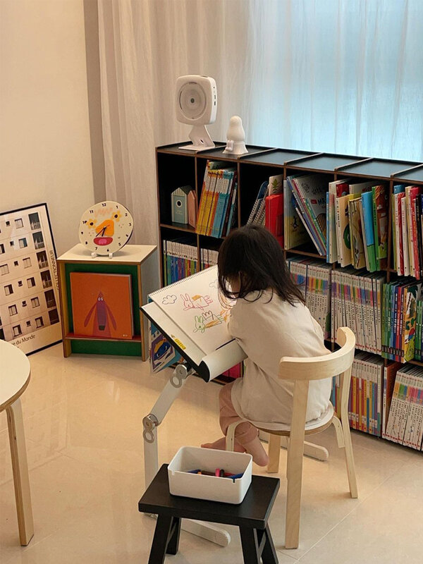 متعددة الوظائف صورة كتاب الرف الأطفال القراءة رف قابل للتعديل رفع الطفل مكتب الكمبيوتر