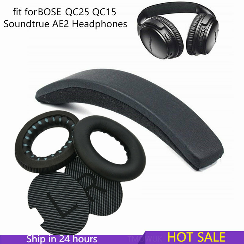 استبدال منصات الأذن وسادات الأذن عقال ل Bose QuietComfort BOSE QC25 QC15 Soundtrue AE2 سماعات