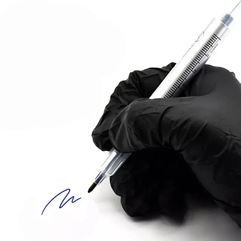 1 مجموعة معقمة الوشم قلم تحديد الجراحية الجلد Microblading المواقع أداة مع مسطرة قياس تجميل دائم اكسسوارات