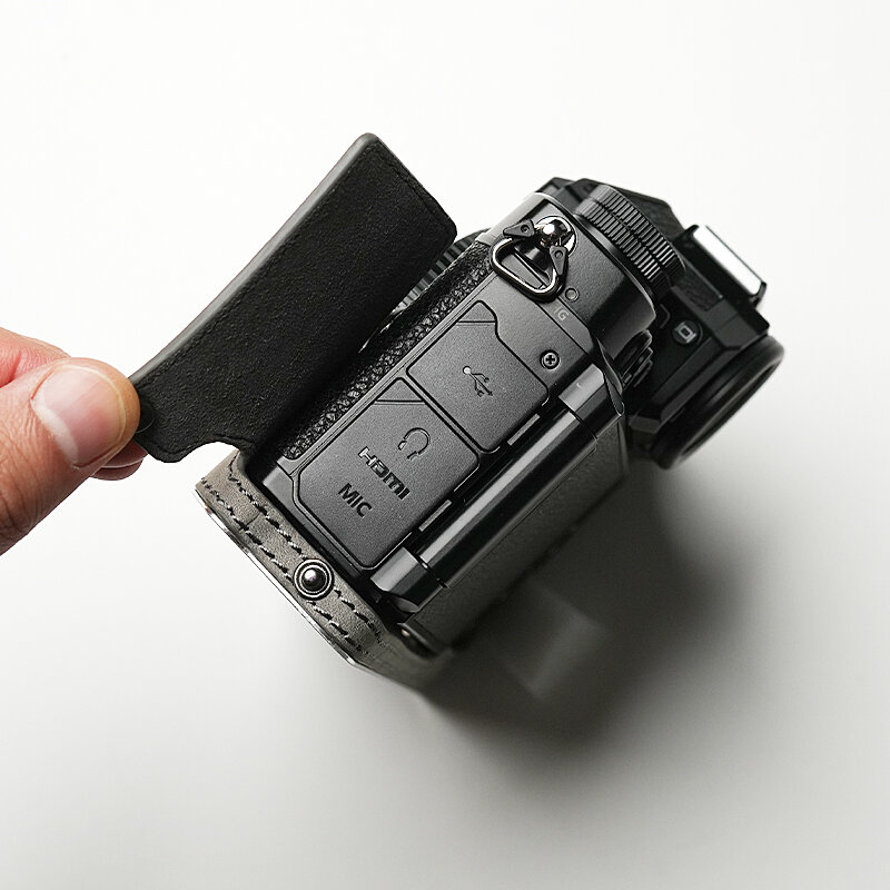 حقيبة كاميرا Mr.Stone-جلد طبيعي لكاميرا نيكون Zf ، غطاء واقي ، حقيبة مصنوعة يدويًا ، ملحقات