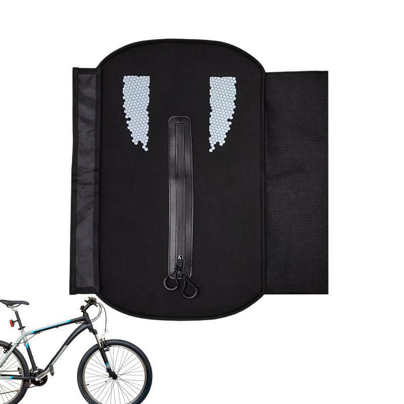 أغطية بطارية دراجة كهربائية مقاومة للماء مع شرائط عاكسة ، أغطية دراجة مقاومة للغبار ، غطاء مطر مضاد للطين ، ليلاً