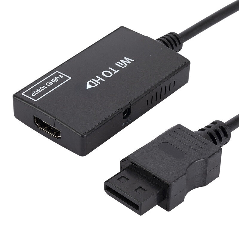 محول وي إلى HDMI متوافق مع 1080p 720p Wii2 HDMI-متوافق مع محول الصوت للكمبيوتر HDTV شاشة عرض كامل HD الصوت والفيديو