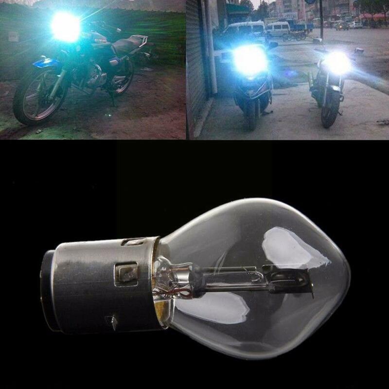 1 قطعة BA20D عالية السطوع LED لمبات 12 فولت 35/35 واط الهالوجين العلوي سينغال مصباح لمبة العنبر للدراجات النارية ATV الدراجة سكوتر I8C5