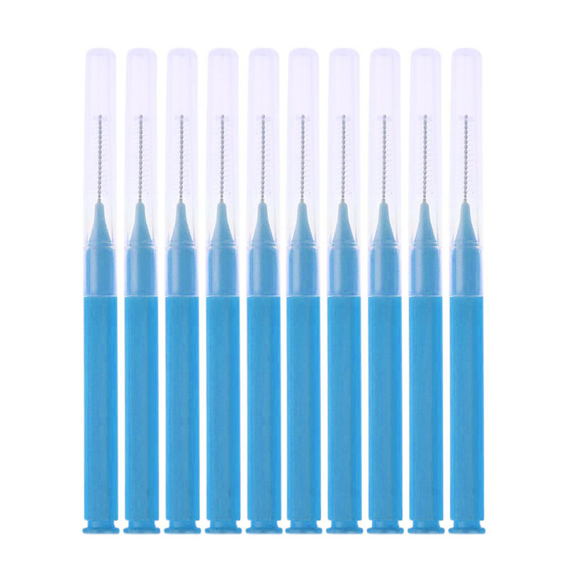 20 قطعة فرشاة تنظيف بين الأسنان مع شعيرات ناعمة سهلة الاستخدام أداة تنظيف الأسنان للاستخدام المنزلي الشخصي اليومي