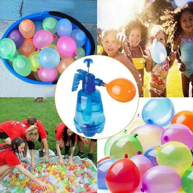 مجموعة نفخ بالون المياه للأطفال ، حشو اليد ، المرح في الهواء الطلق ، 500 بالونات