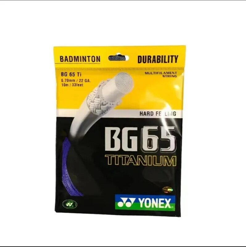 YONEX الريشة مضرب سلسلة Yy BG65 Ti عالية الجودة سلسلة مرونة عالية