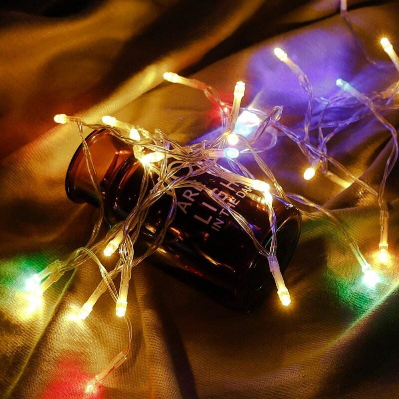 أضواء سلسلة LED تعمل بالطاقة البطارية ، أسلاك النحاس جارلاند ، أضواء الجنية مقاوم للماء لعيد الميلاد ، ديكور حفلات الزفاف