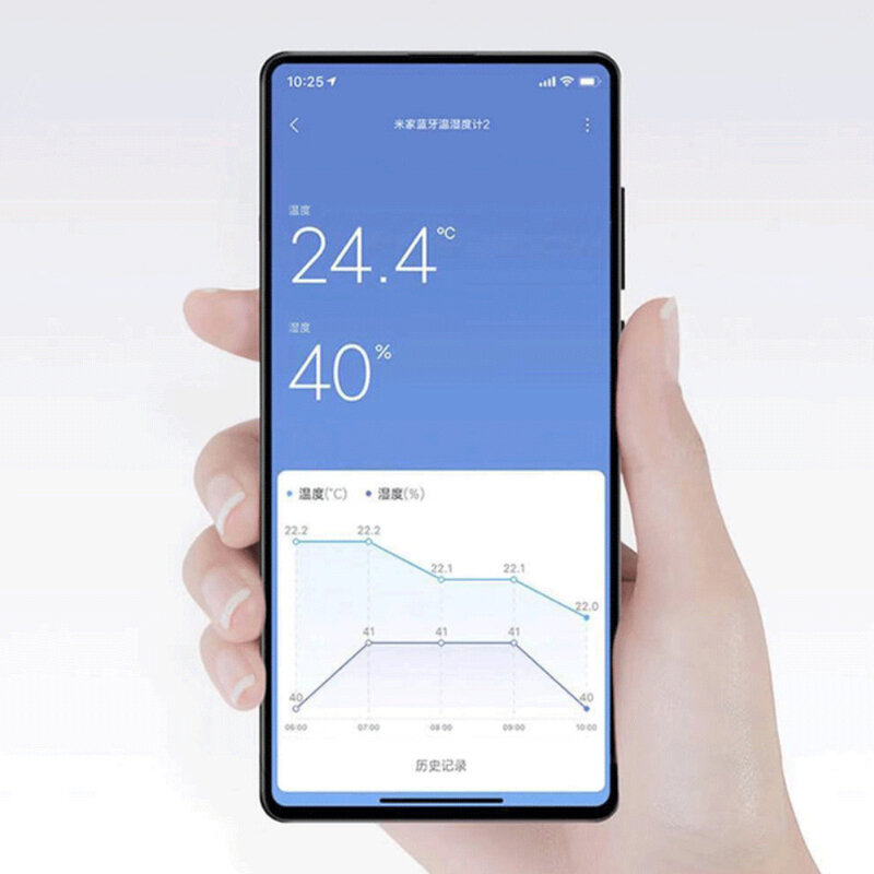 شاومي Mijia بلوتوث ميزان الحرارة الرطوبة 2 داخلي لاسلكي ذكي درجة الحرارة والرطوبة الاستشعار رصد مي APP المنزل الذكي