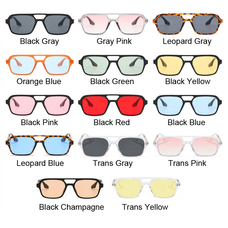 جديد صغير مربع النظارات الشمسية امرأة العلامة التجارية مصمم كاندي الألوان نظارات شمسية ظلال الرجعية السيدات الأزرق مرآة القيادة نظارات