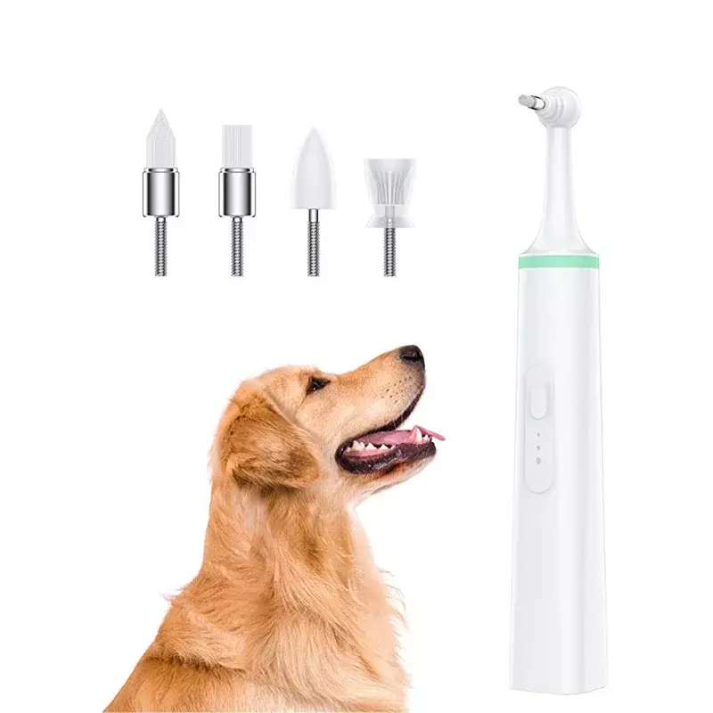 فرشاة أسنان كهربائية للحيوانات الأليفة قابلة لإعادة الشحن منظف ترتار الكلب أداة تنظيف الأسنان المهنية أداة تنظيف الأسنان عن طريق القط