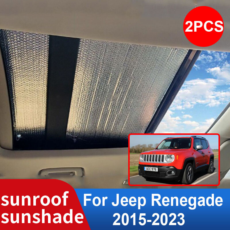 مظلة شمسية فتحة سقف السيارة لسيارة Jeep Renegade ، اكسسوارات السيارات ، واقي من الشمس على السطح ، عازل للحرارة ، زجاج أمامي ، 2023 ، 2015 ، 2017 ، 2018 ، 2020 ، 2021