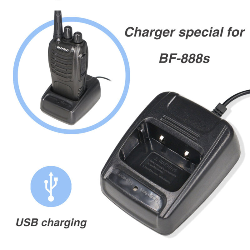 Baofeng BF-888S لاسلكي تخاطب USB شاحن المحمولة بطارية ليثيوم أيون USB كابل الإدخال 5 فولت 1A ل 666S 777s 888s شحن الملحقات