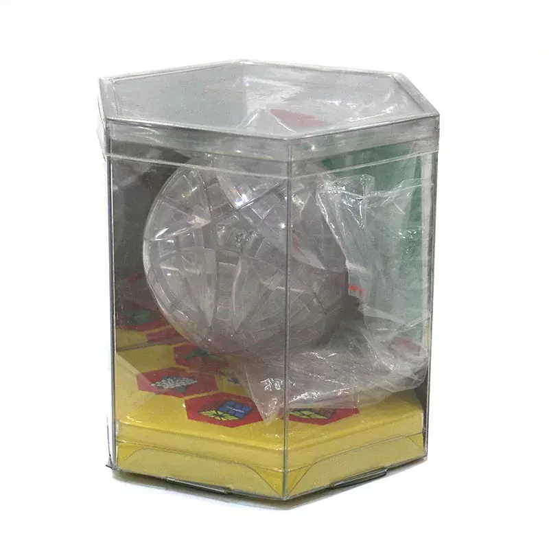 لعبة مكعبات كرة سحرية من Ben ، إصدار محدود ، قطار ميجاميكس ، جسم شفاف ، 12 لون ، ملصقات ذاتية الصنع