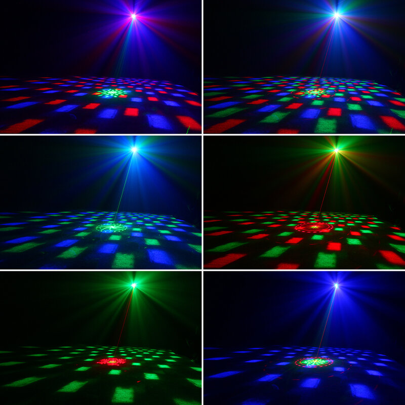 كرة سحرية مع جهاز تحكم عن بعد ، ليزر RGB ، ضوء حفلة ، Holdlight ، ضوء المرحلة ، KTV ، نادي ، DJ ، ديسكو ، 5 واط