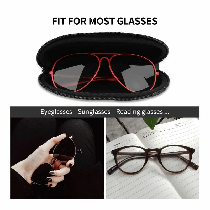 جراب نظارات من قشرة كرافت هابي مول ، كرتون رائع ، علبة نظارات صغيرة ، علبة واقية للنظارات الشمسية ، علبة لطيفة مخصصة
