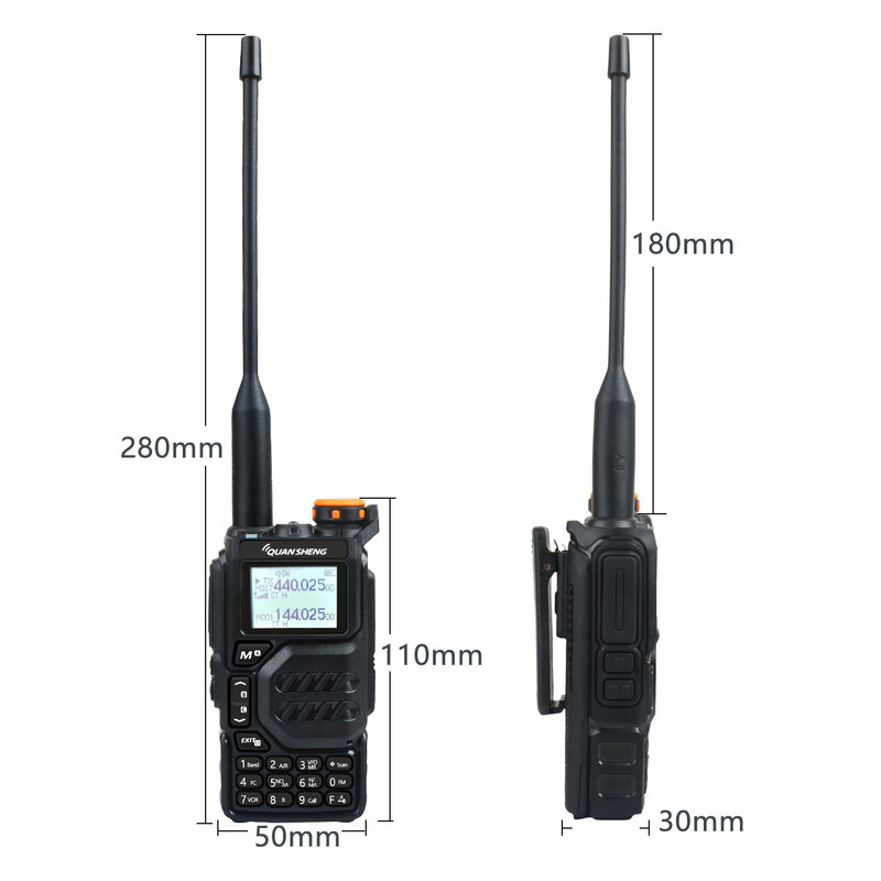 50-600MHz RX اسلكية تخاطب UV-K5 تشيونشنغ VHFUHF 136-174MHz 400-470MHz RX TX كلا DTMF VOX FM الهواء الفرقة اللاسلكية Freq نسخة راديو