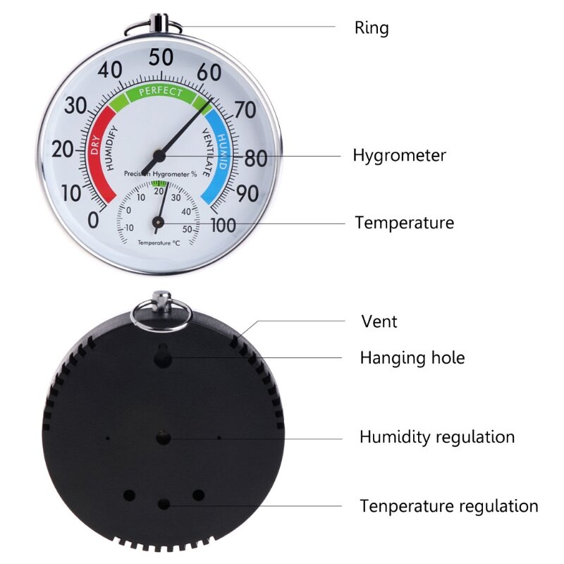 موازين الحرارة والرطوبة متعددة الوظائف لقياس انخفاض درجة الحرارة الشحن