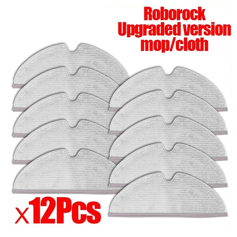 12 قطعة ترقية نظافة روبوت ممسحة الملابس الخرق ل شاومي Roborock S5 ماكس S6 النقي S6 MaxV S5 S51 S50 S55 xiaear E25 E35