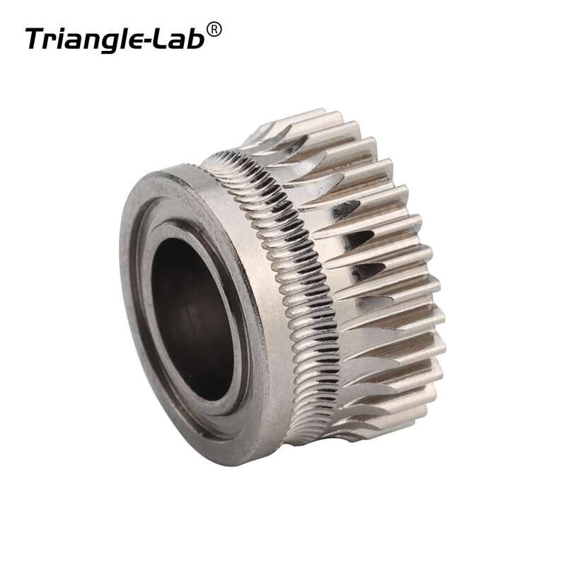 Trianglelab-ترس محرك خيوط معدنية بالكامل للإبداع ، ترس فاخر K1 Max ، مطلي بالنيكل ، صلابة عالية ، جهاز بثق K1C ، K1