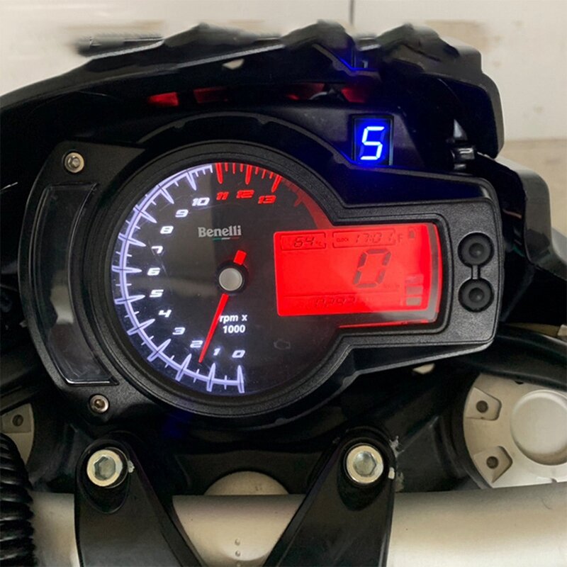 مستشعر تروس دراجة نارية ، مؤشر تروس رقمي ، قابل للتطبيق على Benali BJ300GS