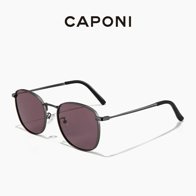 CAPONI نظارات شمسية كلاسيكية للسيدات من  نظارات شمسية مربعة مصممة للسيدات نظارات مستقطبة موضة UV400 حماية قياسية CP1872