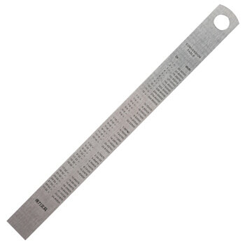 12 قطعة ديلي 8461 15 سنتيمتر الفولاذ المقاوم للصدأ المعادن مسطرة مستقيمة أداة الدقة الوجهين أداة قياس اللوازم المكتبية الثابتة