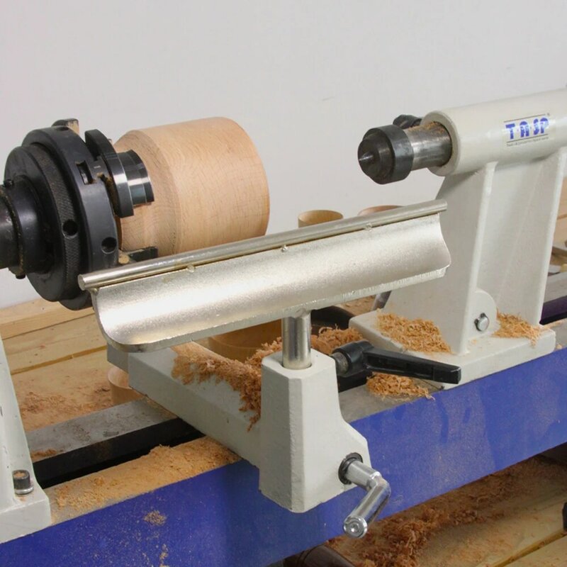 TASP مخرطة الخشب أداة الراحة 6 "9" 12 "الكروم مطلي لأدوات الخشب مع 1" و 5/8 "آخر