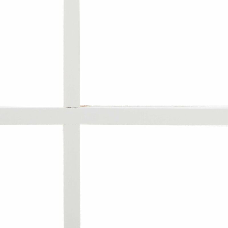 نافذة سطح المكتب قصيرة لوحة شوجي الشاشة ، 3 لوحات ، أبيض ، 2 قدم