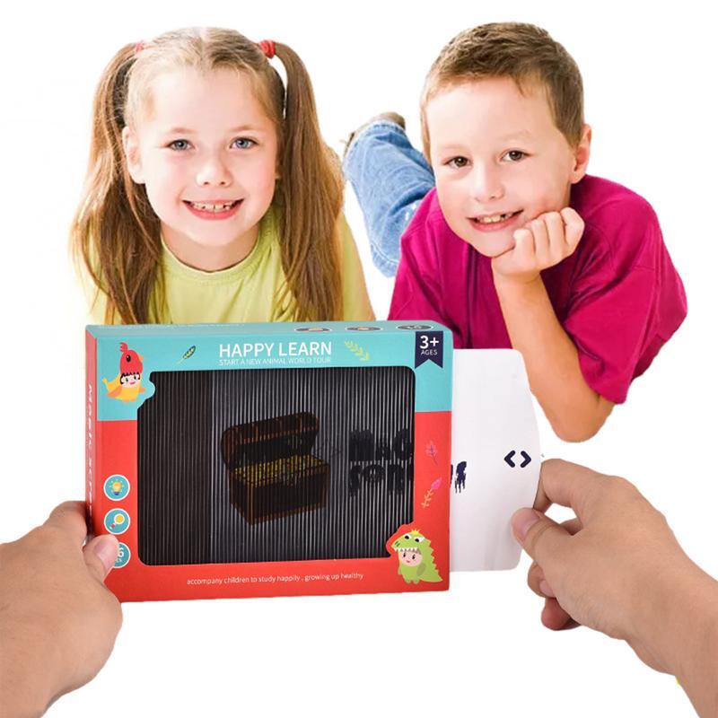 جديد السحرية صورة كتاب ثلاثية الأبعاد الرسوم المتحركة صندوق سحري الاطفال في وقت مبكر ألعاب تعليمية الصغار بطاقة المعرفية ألعاب تعليمية للبنين بنات