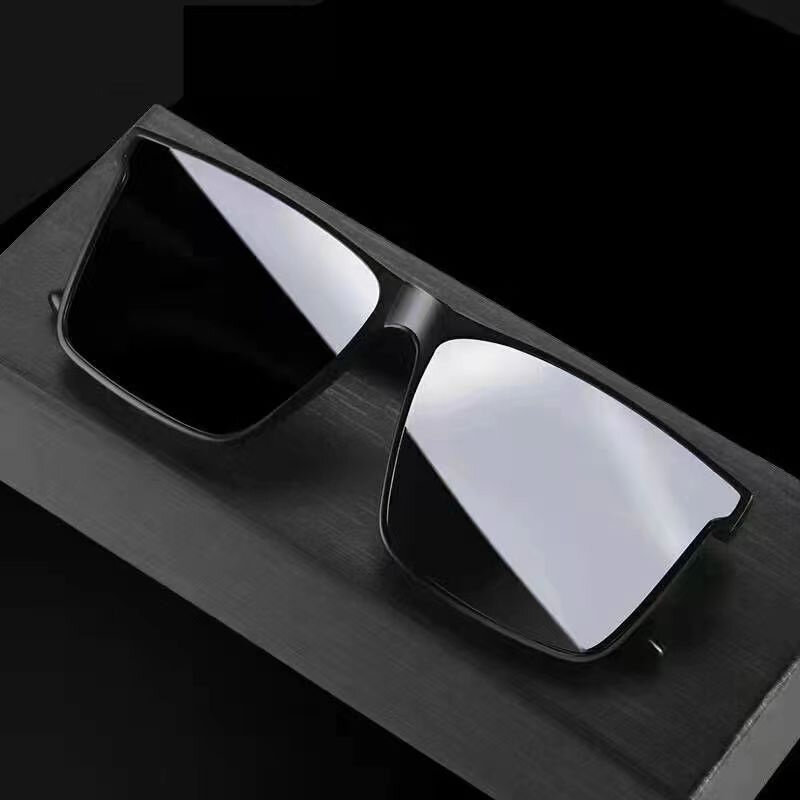 الرجعية كبيرة مربع الإطار النظارات الشمسية النساء العلامة التجارية مصمم أسود كول الرجال نظارات الشمس UV400 ظلال حماية نظارات نظارات