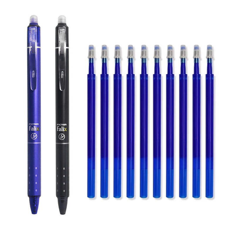 قلم جل بزر قابل للمسح ، عبوة أقلام ذات سعة كبيرة ، قضبان قابلة للاستبدال ، مقبض قابل للغسل ، مستلزمات مكتبية مدرسية ، أدوات مكتبية ، 0.5 مللي متر
