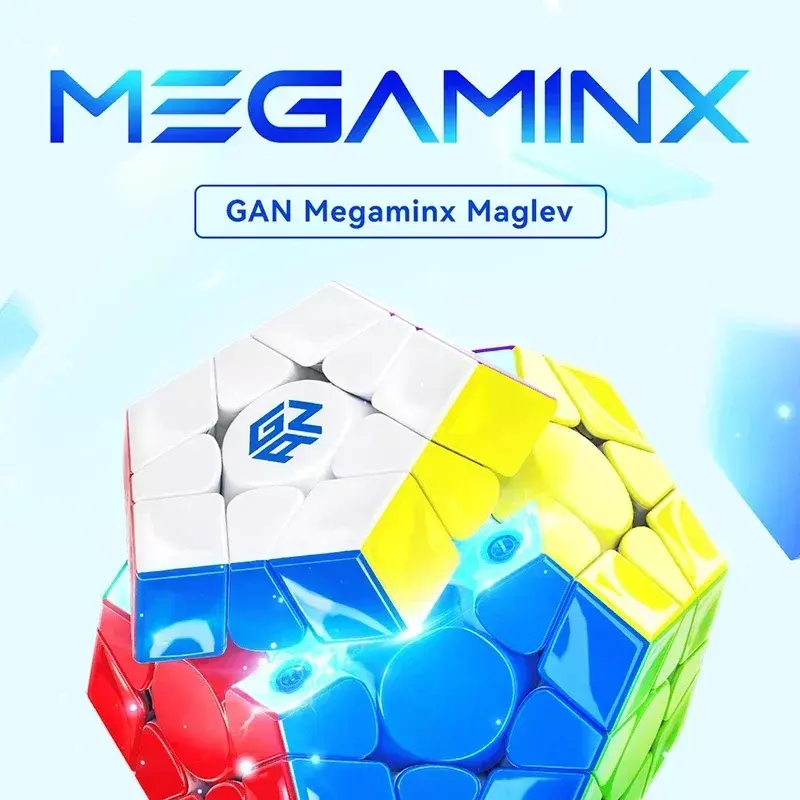 مكعب سحري مغناطيسي GAN-Megaminx V2 Mega M ، مغناطيس أصلي عالي الجودة ، لغز سريع ، ألعاب هدايا ، جديدة